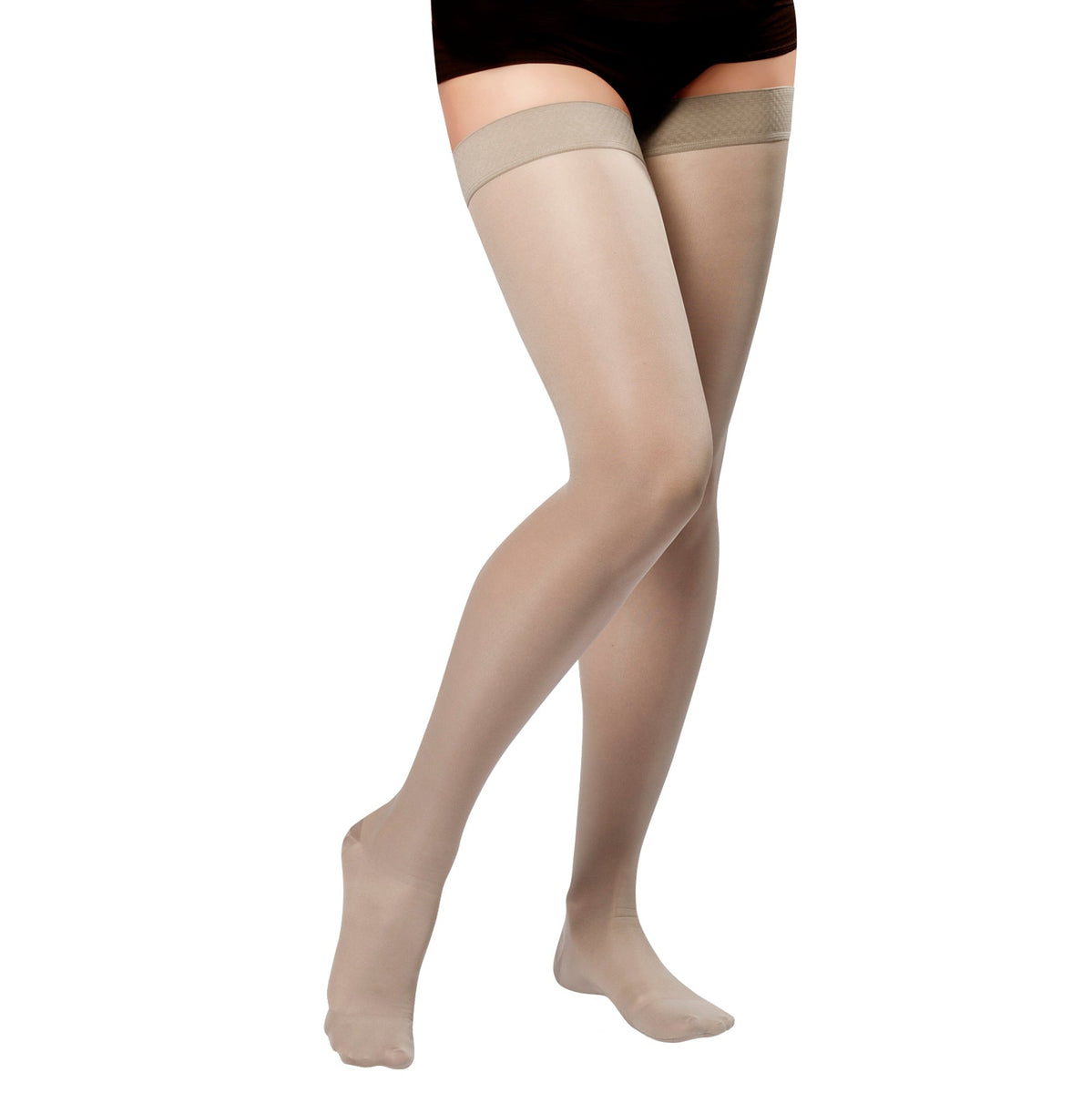 Medical Compression Stockings for Women Full Leg Ted Hose 30-40 MmHg Open  Toe Maternity HoseThigh High Compression Socks