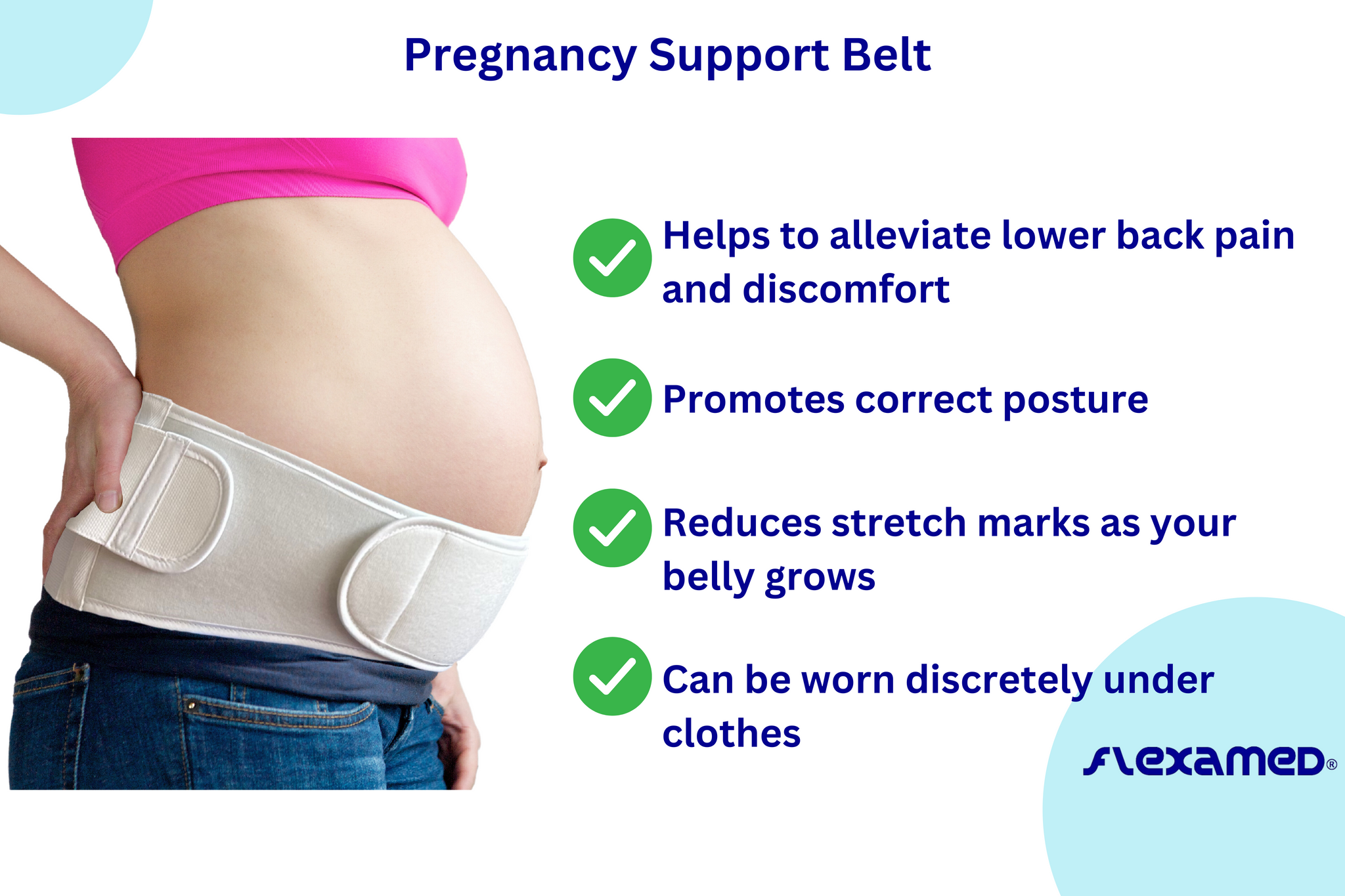 Tonus Elast Gerda Maternity Support Belt for Pregnancy and Postpartum –  FlexaMed