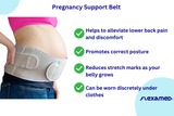 FlexaMed MaternaBelt Pregnancy Maternity Support Brace 6 or 8 inch
