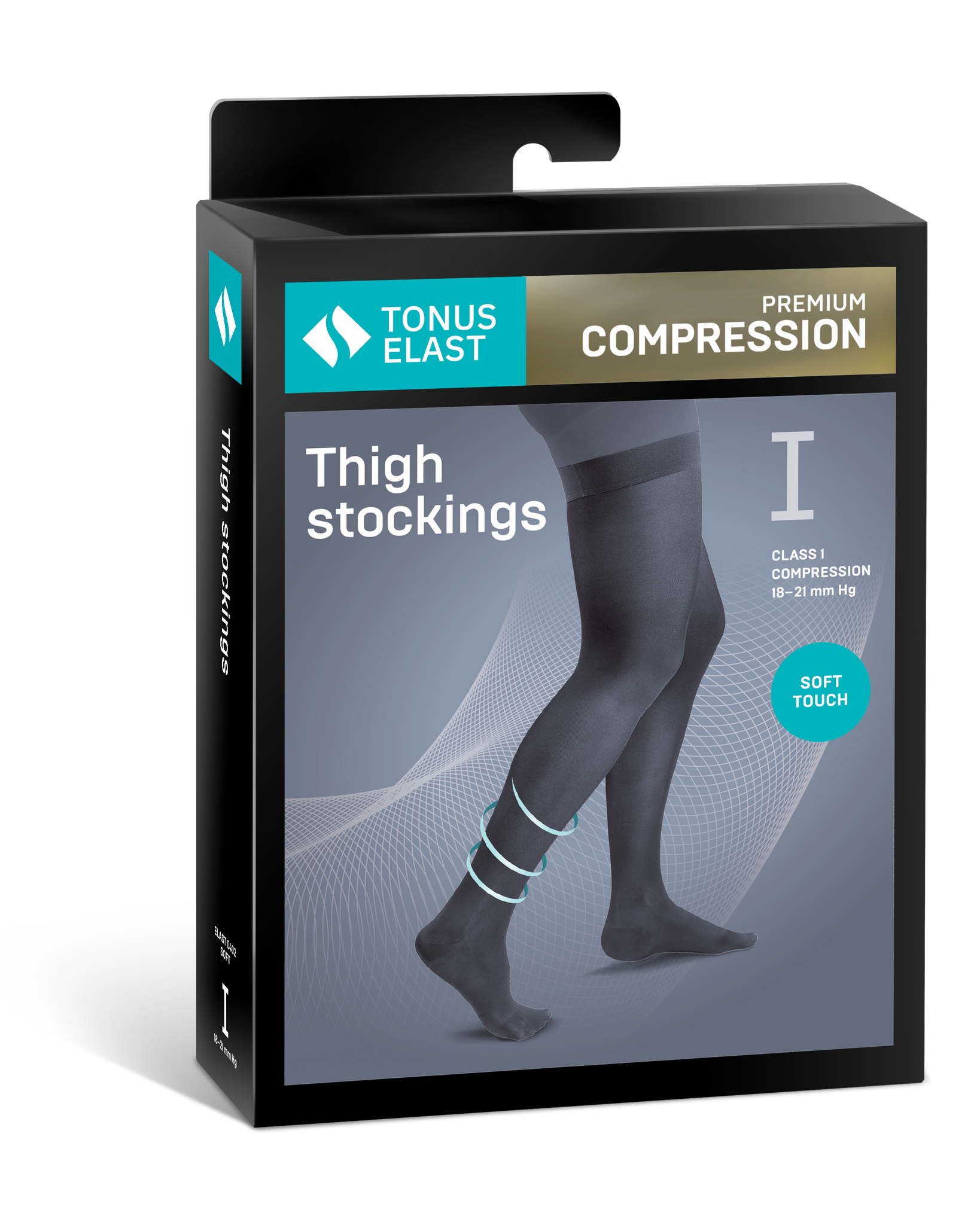 Tonus Elast Soft Thigh-High Medical Compression Stockings - Closed