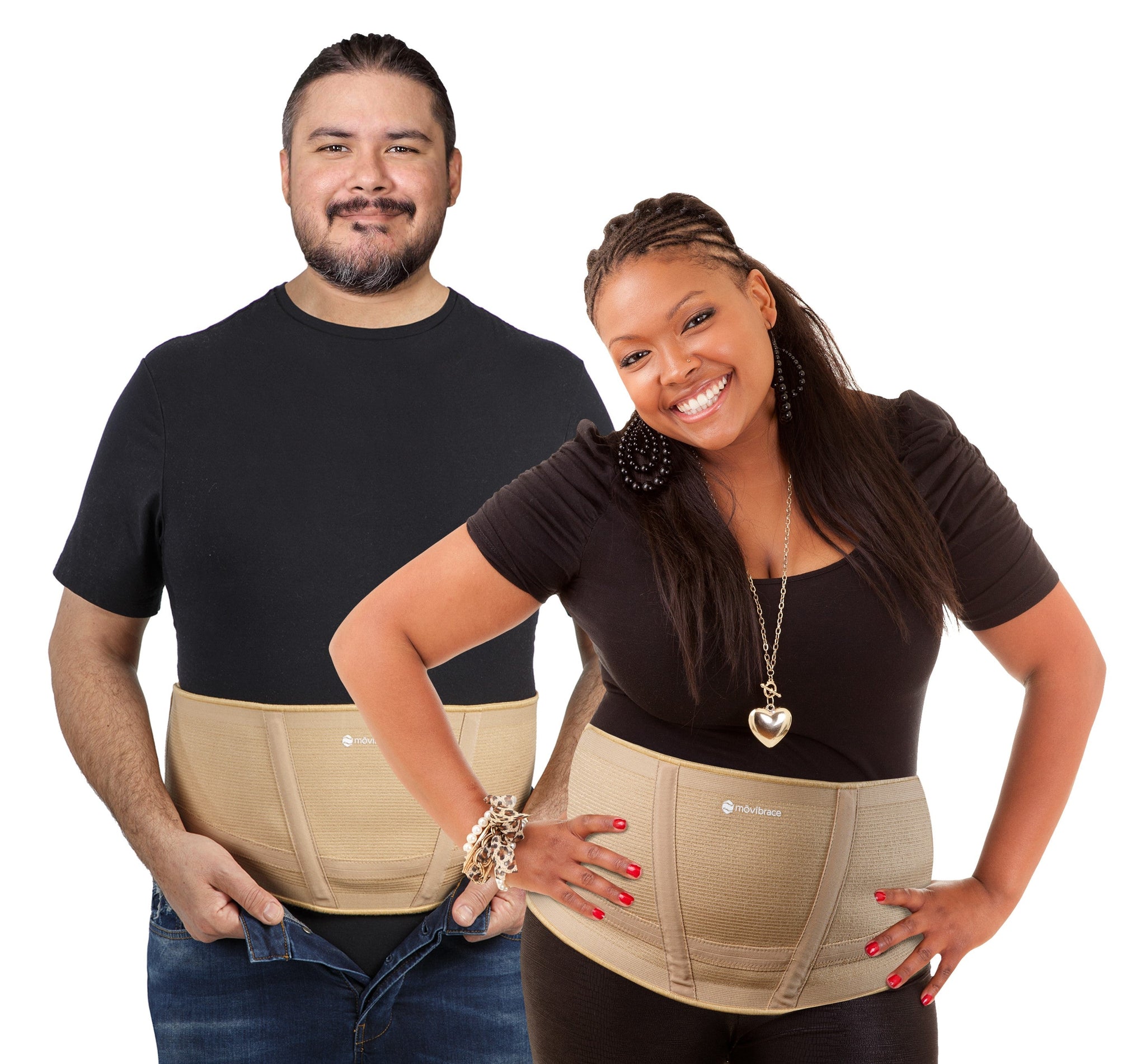 Abdominal Binder  Belly Band Stomach Hernia Support Brace & Back